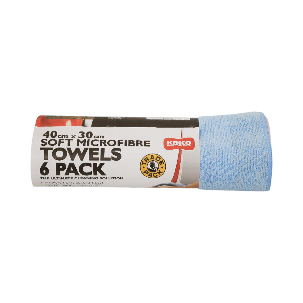 KENCO MICROFIBRE TOWEL KIT 6PCS