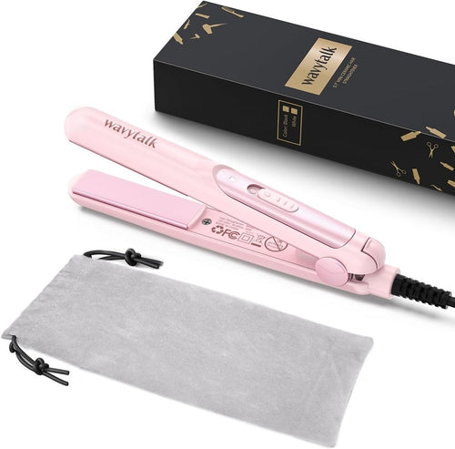 Wavytalk - Mini Portable Flat Iron 07 Inch Dual Voltage Hair Straightener