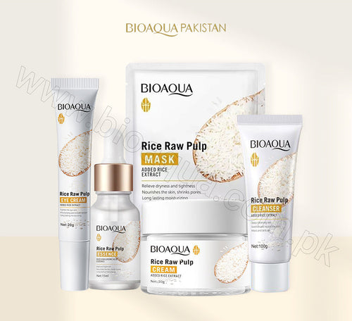 Miss Beauty - Pack Of 5glow & Glowing Rice Skincare Series.(bqy93752,bqy80535,bqy83895,bqy83840,bqy79706)