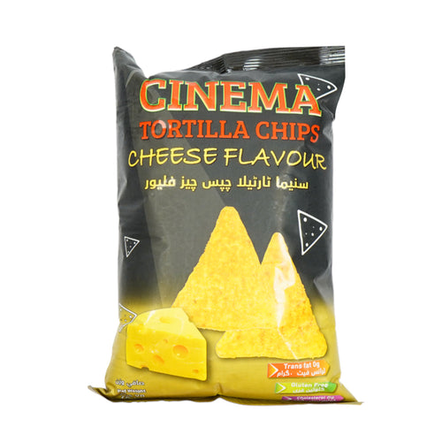 CINEMA TORTILLAS CHEESE CHIPS 75GM