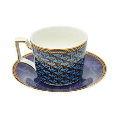 CUP & SAUCER SET ROYAL BISTRO 12PC 12-WJ-201B BASIC