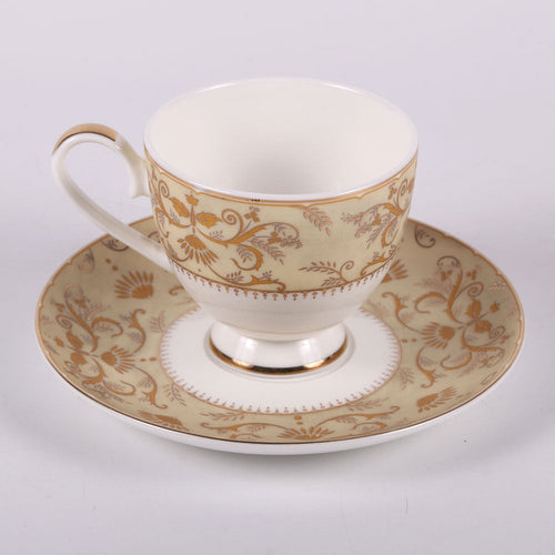 CUP & SAUCER SET ROYAL BISTRO 12PC 12-SO1-692Y BASIC