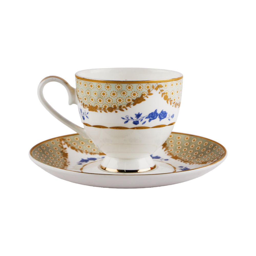 CUP & SAUCER SET ROYAL BISTRO 12PC 12-SO1-901G BASIC