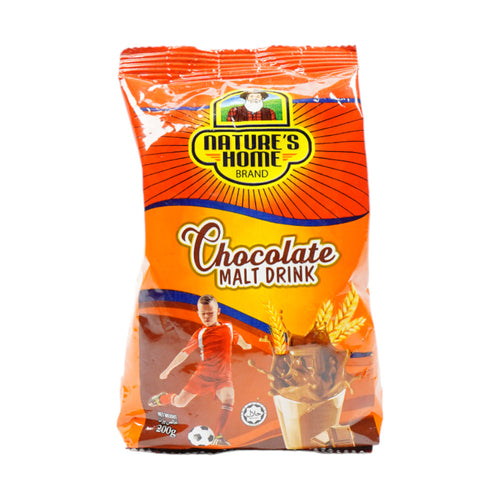 NATURE HOME DRINK CHOCOLATE MALT POUCH 180 GM