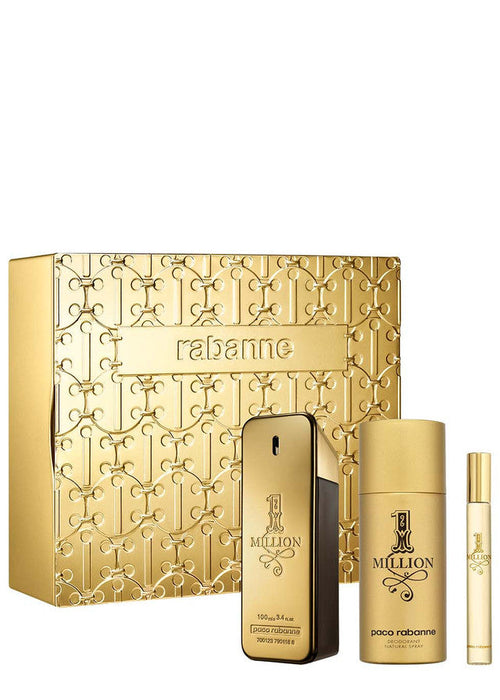Gift Set - Paco 1 Million Men 3s Set (edt 100ml+ Deo 150ml+ 10ml Spray)