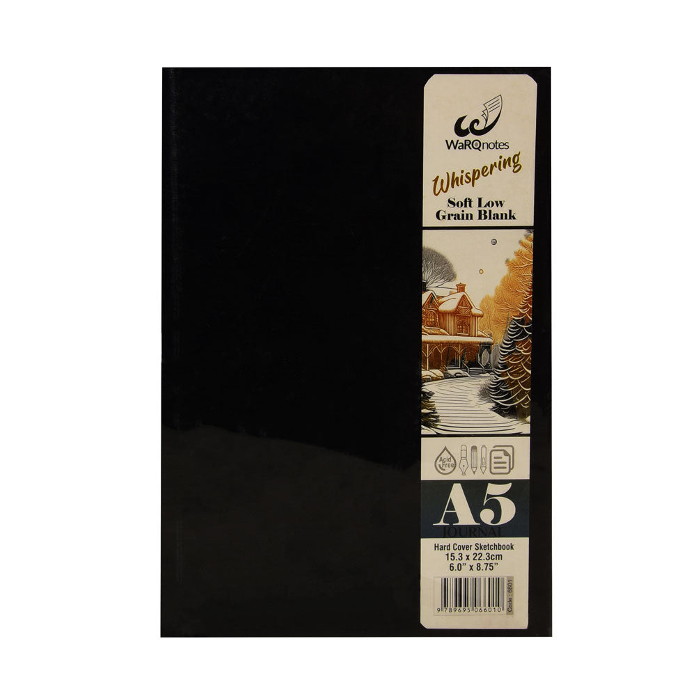6601 WARQNOTES SKETCH BOOK A5 HARD COVER WISPERING