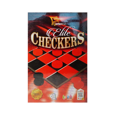 7302 ELITE CHECKER GAME 2 IN 1
