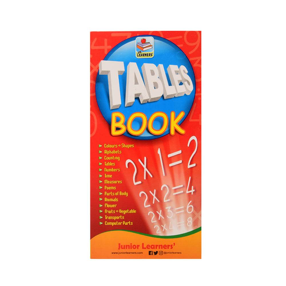 2251 JR.LEARNERS TABLES BOOK