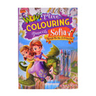 914 PRICESS SOFIA COLORING BOOK WITH 3PC CRYON COLOR A.M