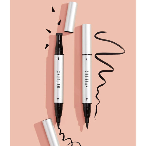 Shein Sheglam - Wing It Waterproof Liner Duo - Black