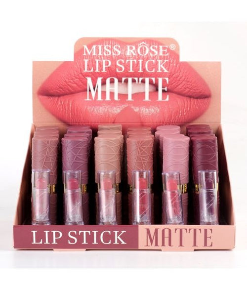 Miss Rose - Pack Of 6 New Lipsticks For Girls And Women 3.4g*6 7301-424z2