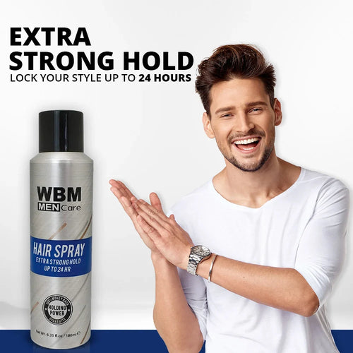 Wbm - Care Men's Styling Hairspray - 150g