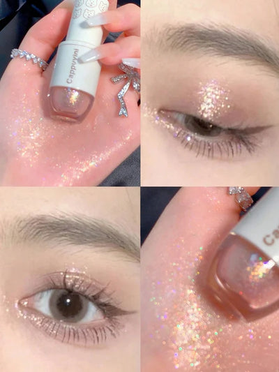 Shein - Long-wearing Liquid Eyeshadow, Shimmer Brightening Eyeshadow Stick Gold