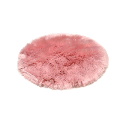 ORIENTAL FUR RUG ROUND 80X80