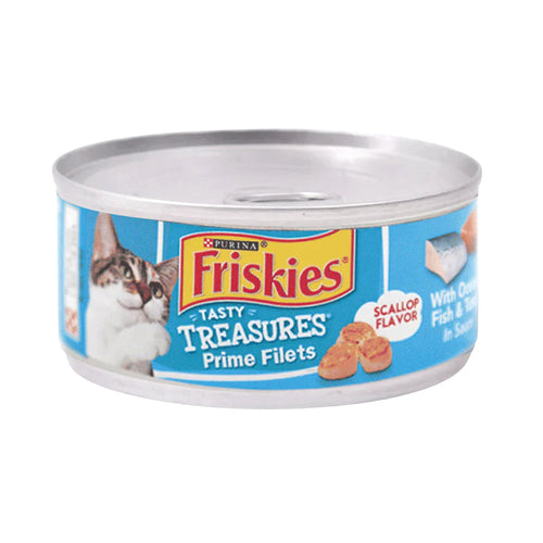 PURINA FRISKIES CAT FOOD OCEAN FISH TUNA & CHEESE 156 GM