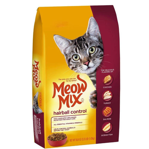 MEOW MIX CAT FOOD HAIRBALL CONTROL 1.43 KG
