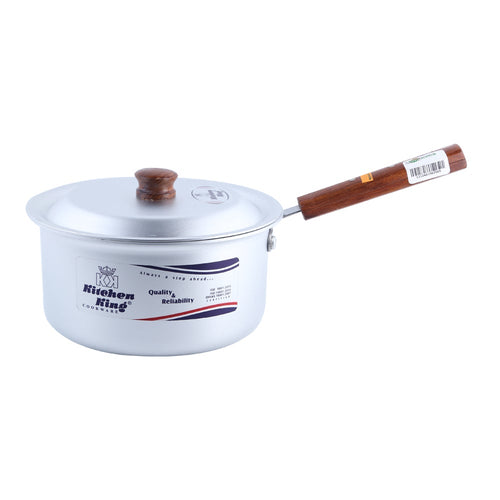 SAUCE PAN K.KING WOOD HANDLE 2 PC