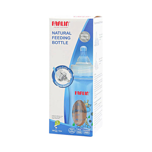 FARLIN BABY FEEDING BOTTLE NATURAL 6M+360 ML NF-806