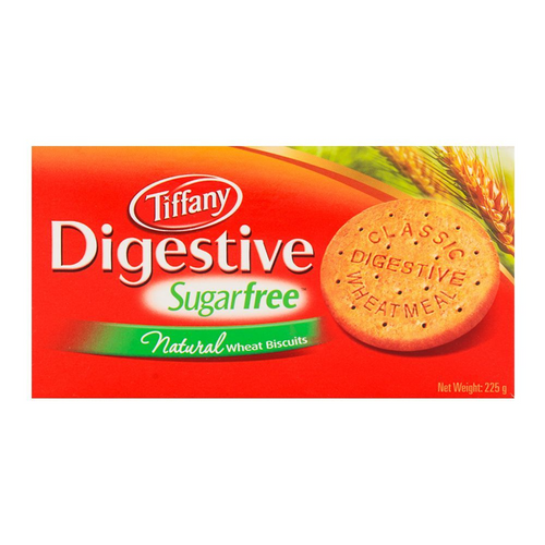 TIFFANY DIGESTIVE BISCUIT SUGAR FREE NATURAL 225 GM BASIC