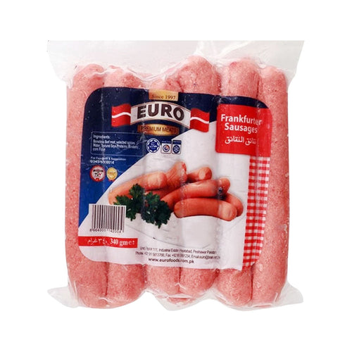 EURO FRANKFURTER SAUSAGES 320 GM