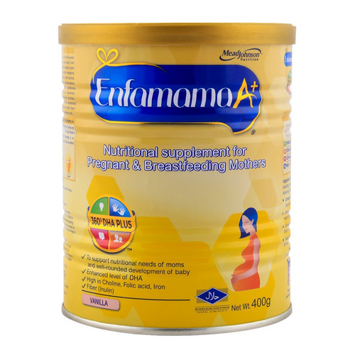 ENFAMAMA A+ NUTRITIONAL MILK VANILLA TIN 400 GM