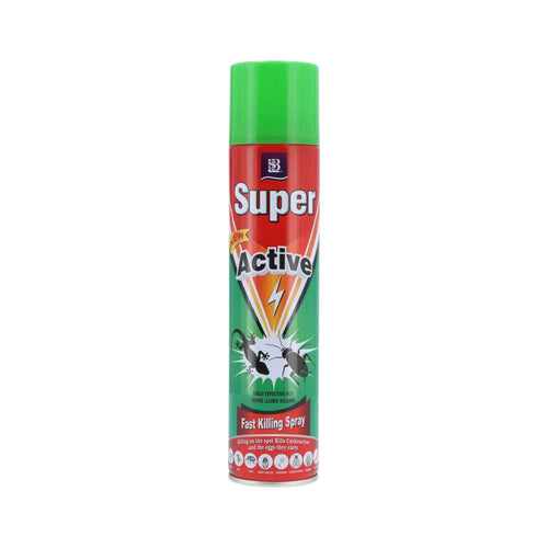 SUPER ACTIVE KILLER COCKROACH & LIZARD SPRAY 300 ML