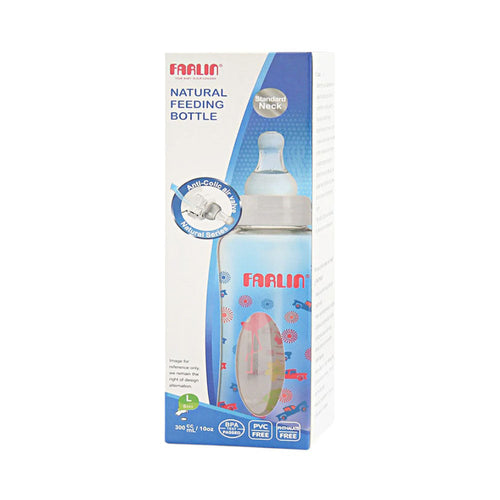 FARLIN BABY FEEDING BOTTLE  NATURAL 6M+300 ML NF-797