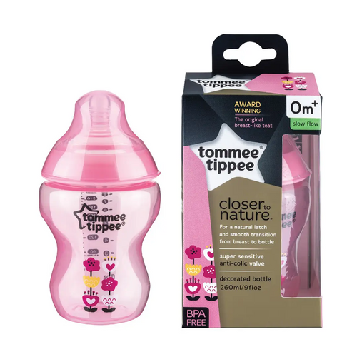 TOMMEE TIPPEE FEEDING BOTTLE 422571 3M+260 ML
