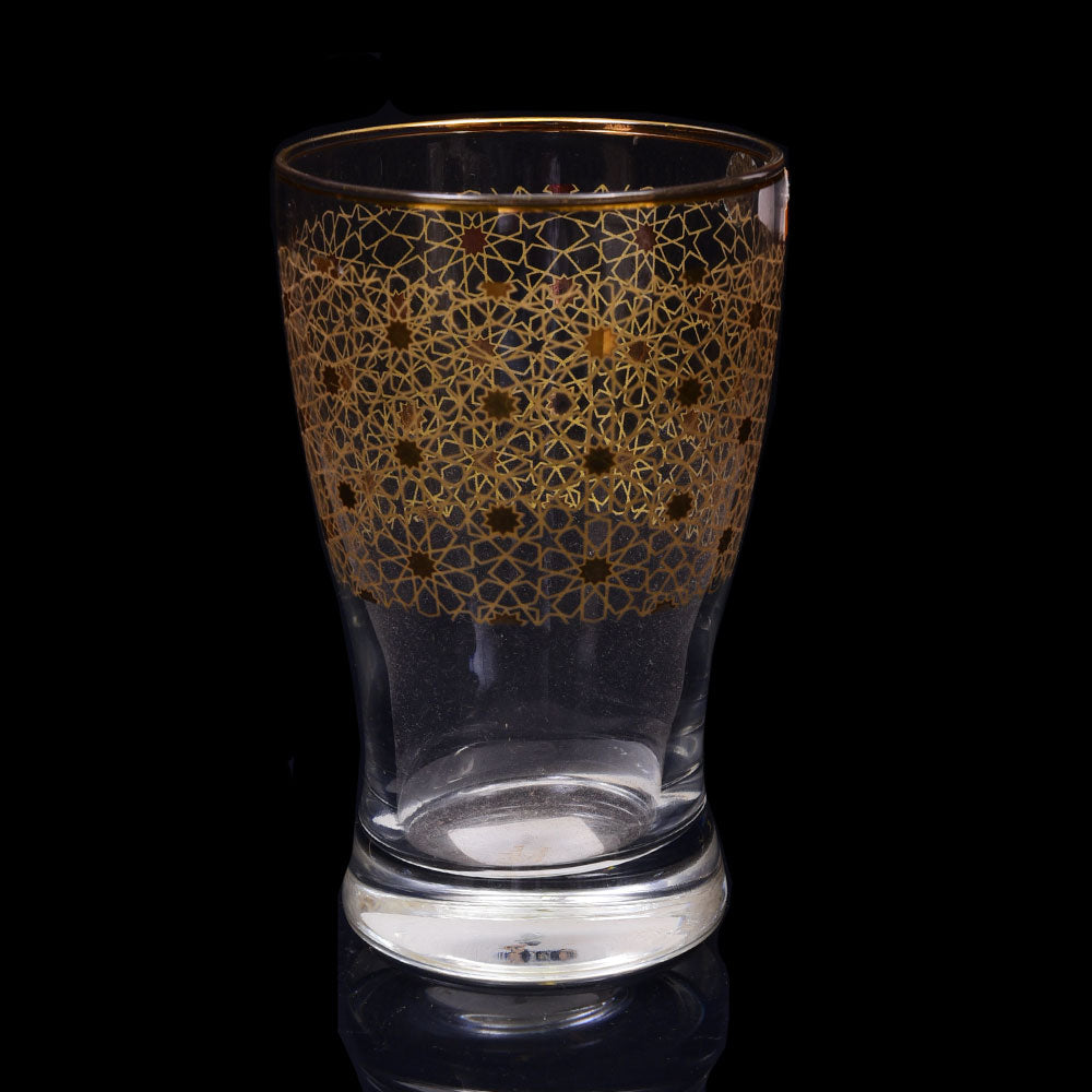 GLASS CANBA SELCUKLU GOLD 42418 BASIC (Pack 6)