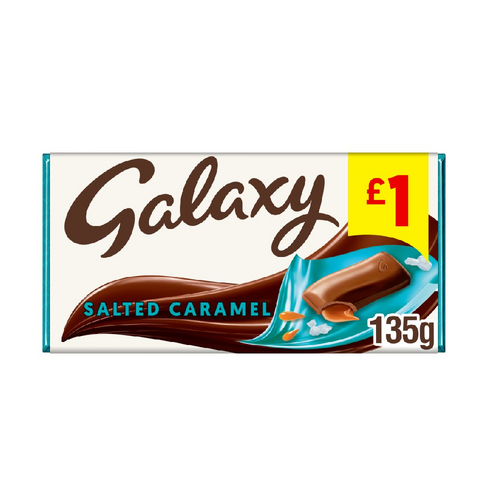 GALAXY CHOCOLATE BAR SALTED CARAMEL 135 GM