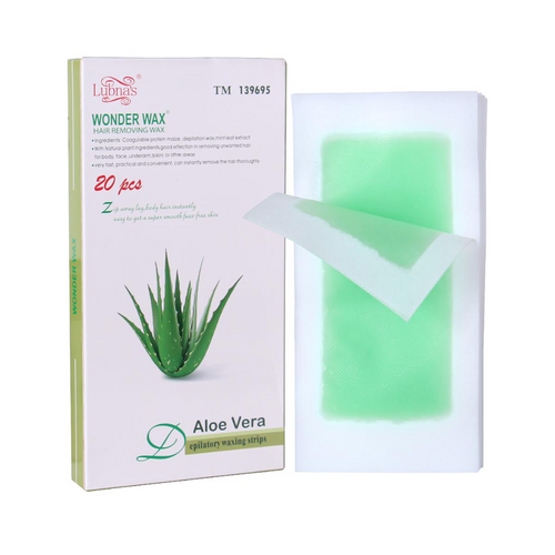 LUBNAS WONDER WAX STRIPS ALOE VERA HAIR REMOVING 20S