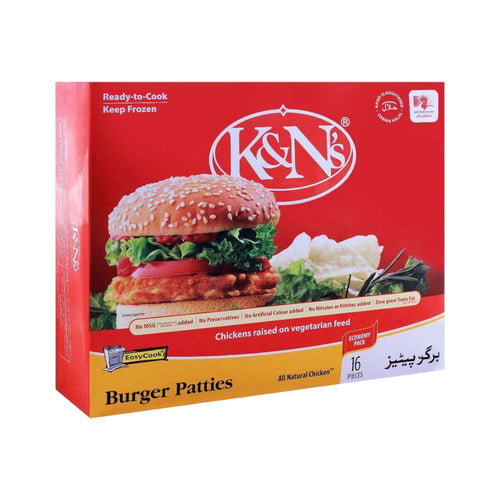 K AND N BURGER PATTIES 16 PCS 1.07KG