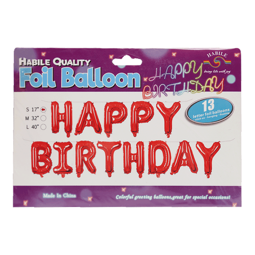 Happy Birthday Air Banner Ir 138-139