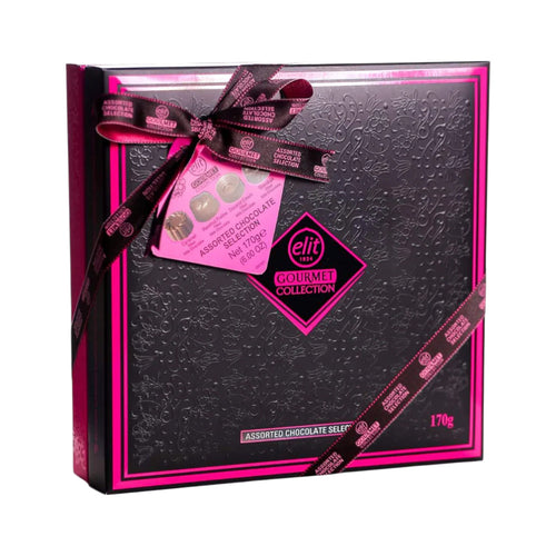 ELIT ASSORTED CHOCOLATE GOURMET COLLECTION PINK 170 GM