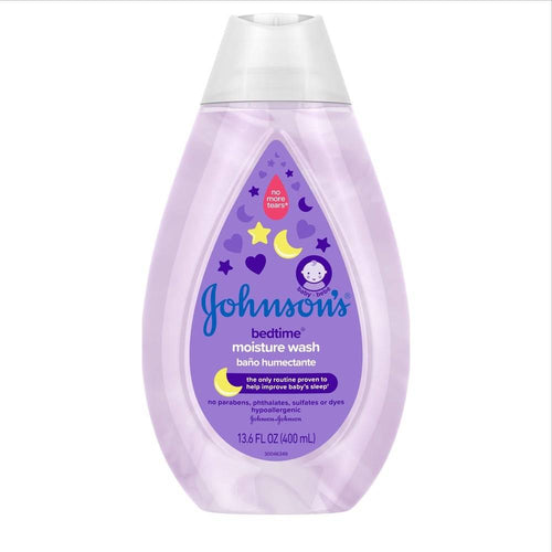JOHNSONS BABY WASH MOISTURE BEDTIME 400 ML
