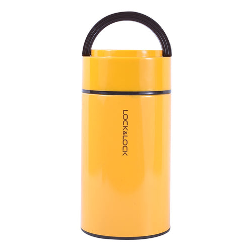 LOCK & LOCK LLLHC80230RG PORTABLE FOOD JAR 1 LTR ORANGE