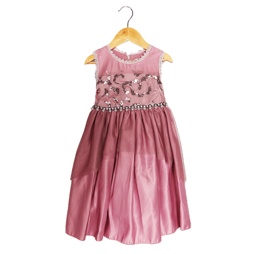 GIRLS FANCY FROCK 0-24 MONTH MS-19 V22