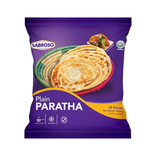SABROSO PLAIN PARATHA 20 PCS 1600 GM