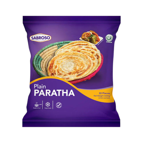 SABROSO PLAIN PARATHA 30 PCS 2400 GM
