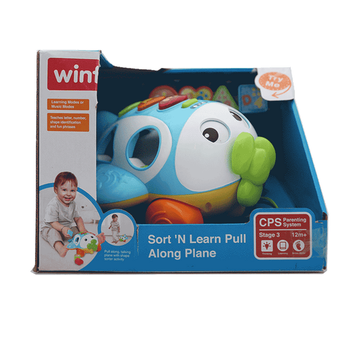 1505 WINFUN SORT N LEARN PULL ALONG PLANE