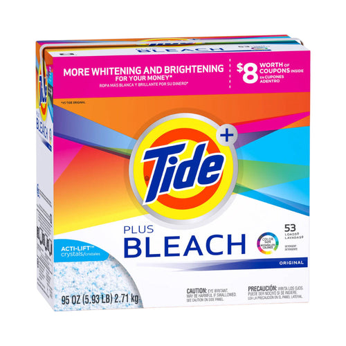 TIDE WASHING POWDER PLUS BLEACH COLOR SAFE 53 LOADS 2.71 KG