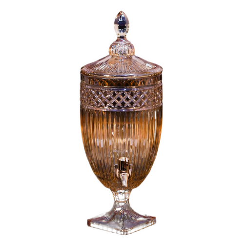 WATER COOLER GLASS AMBER+BLUE J310531L