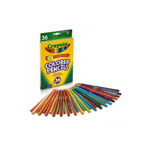 Crayola 36 Pcs Sharpened Colored Pencils Set 684036