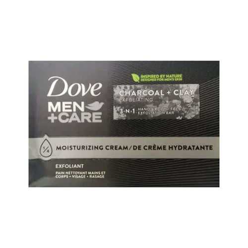 DOVE SOAP MEN CARE CHARCOAL CLAY EXFOLIATING 106 GM