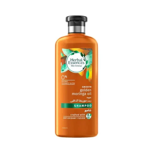 HERBAL ESSENCES SHAMPOO GOLDEN MORINGA OIL SMOOTH 400 ML