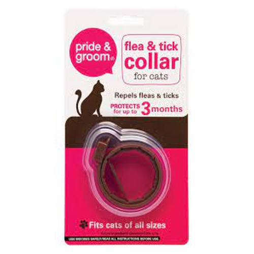 PRIDE & GROOM CAT COLLAR FLEA & TICK PG008
