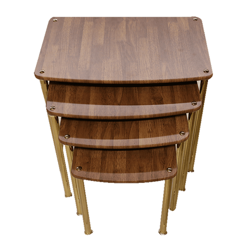 Table Set 4Pc Masa Gold