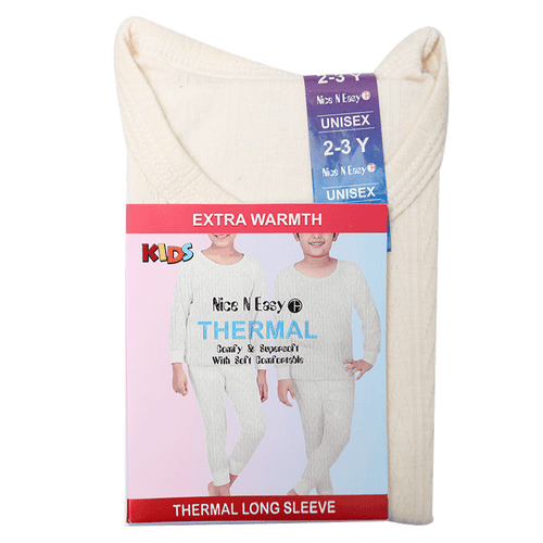 GIRLS L/S THERMAL TOP SELF DESIGN MW-20 2-3 YEAR