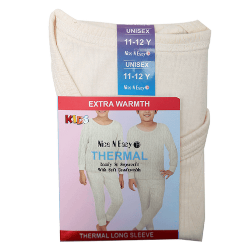 GIRLS L/S THERMAL TOP SELF DESIGN MW-20 11-12 YEAR