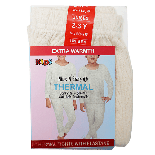 GIRLS THERMAL PAJAMA SELF DESIGN MW-20 2-3 YEAR